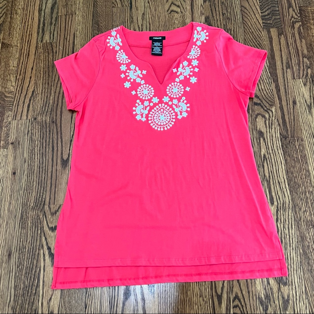 Premise Embroidered Top
